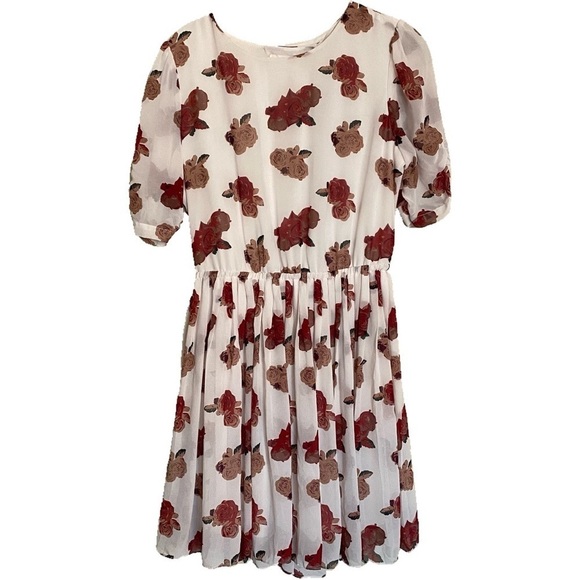 Pins & Needles Dresses & Skirts - Pins And Needles Floral Open Back Dress Sz Medium